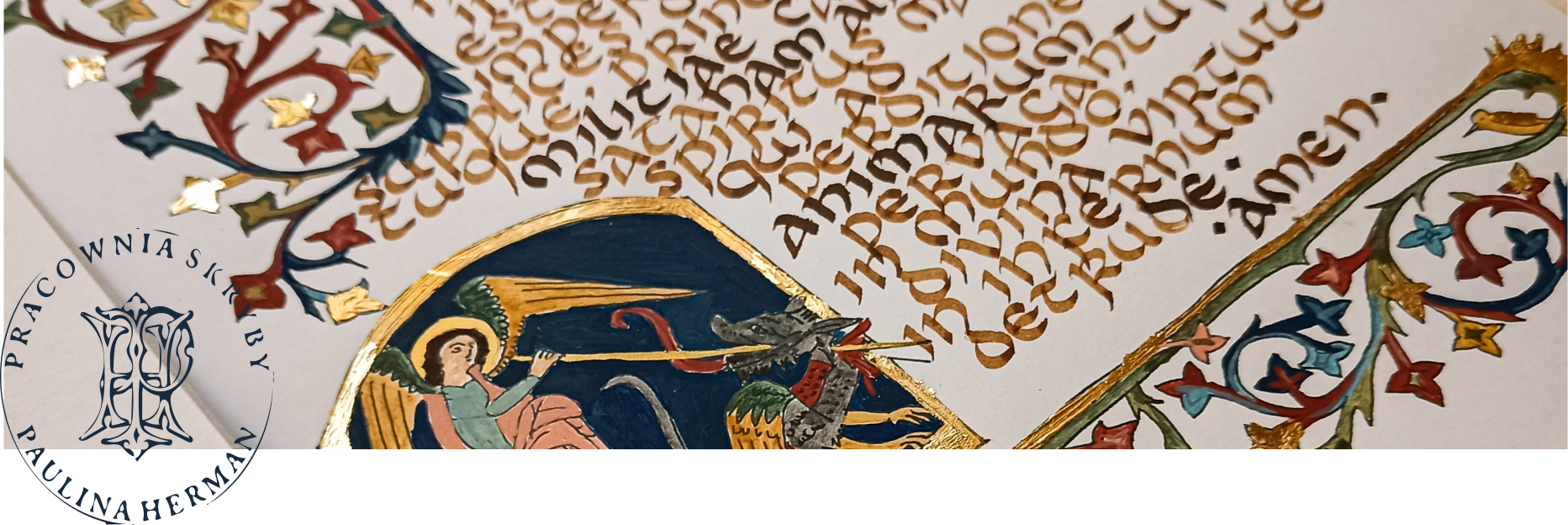 baner galeria manuskryptow Pracownia Skryby Paulina Herman